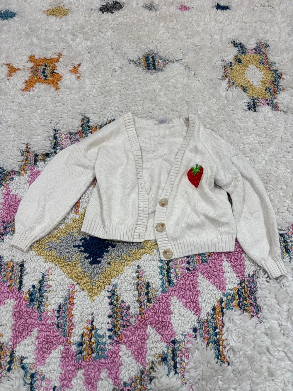 Old Navy Strawberry Cardigan